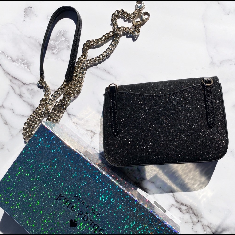 NewInBox💞Kate Spade Glitter Belt Bag/Crossbody - Picture 6 of 7